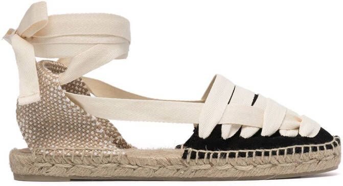 Castañer Jean flat espadrilles Black