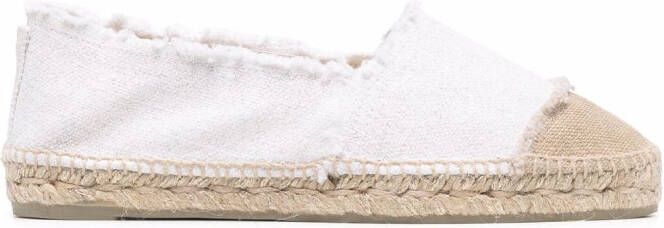 Castañer Kampala frayed-edge espadrilles White