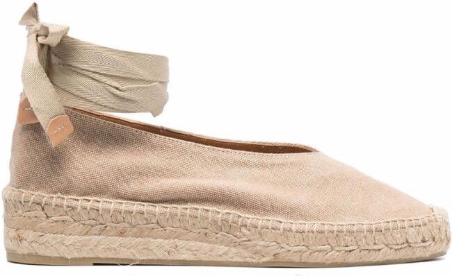 Castañer lace-up espadrilles Neutrals