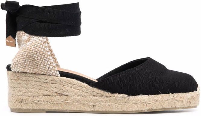 Castañer 50mm Carina espadrilles Black