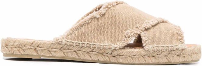Castañer Palmera frayed sandals Neutrals