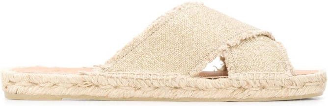 Castañer Palmera slides Gold