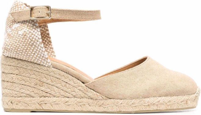 Castañer wedge-heeled espadrilles Neutrals