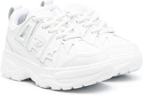 Chiara Ferragni Kids Eyelike-motif sneakers White