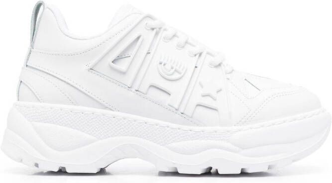 Chiara Ferragni Logomania low-top sneakers White