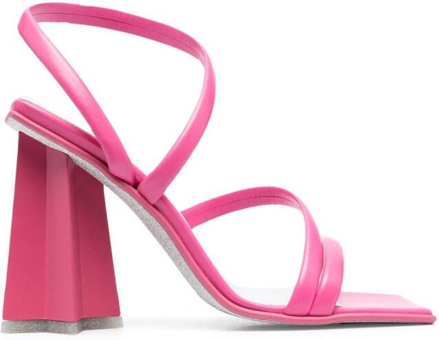 Chiara Ferragni star-heel sandals Pink