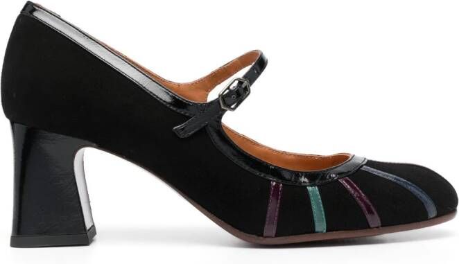 Chie Mihara Aguta 70mm suede pumps Black