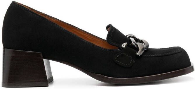 Chie Mihara chain-detail loafers Black