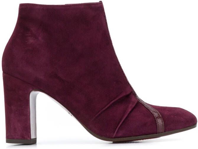 Chie Mihara Erina y-strap ankle boots Red