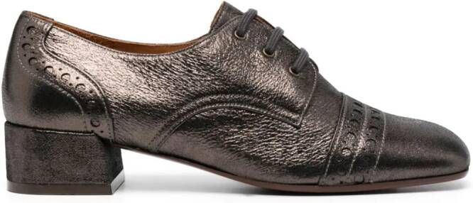 Chie Mihara Ikane 40mm lace-up leather brogues Grey
