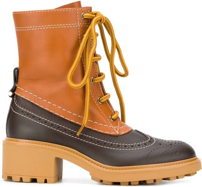 Chloé Franne ankle boots Brown