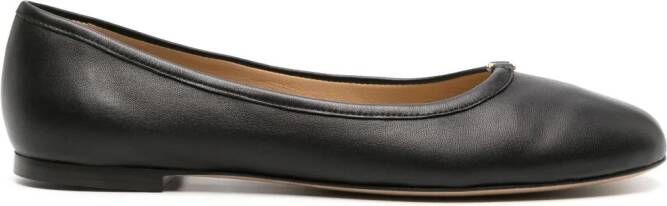 Chloé Marcie leather ballerina shoes Black