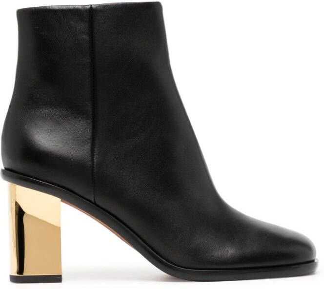 Chloé 75mm Rebecca leather boots Black