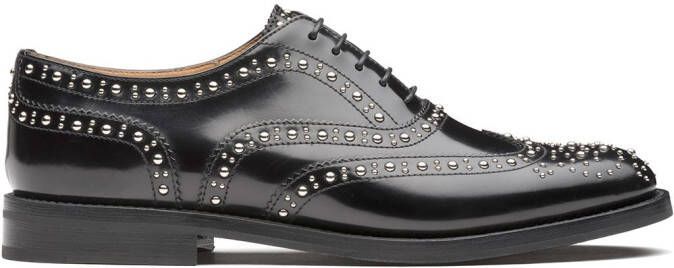 Church's Burwood polished studded brogues Black