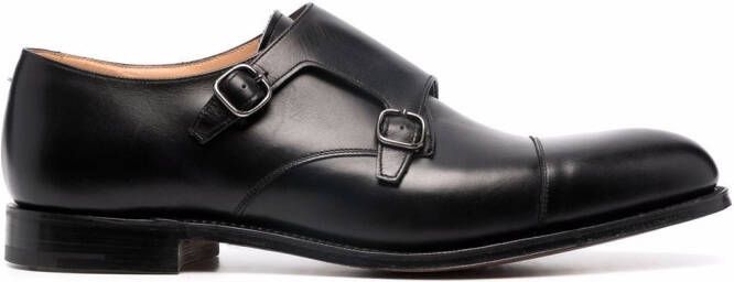 Church's Detroit almond-toe monk shoes Black
