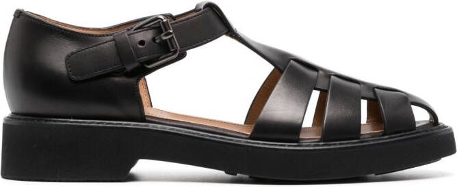 Church's Hove caged sandals Black