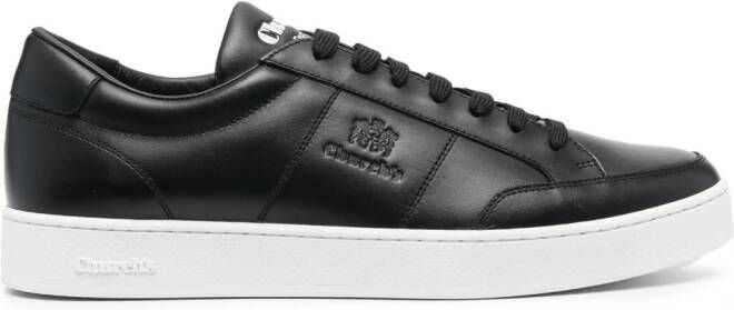 Church's Lancing logo-debossed leather sneakers Black