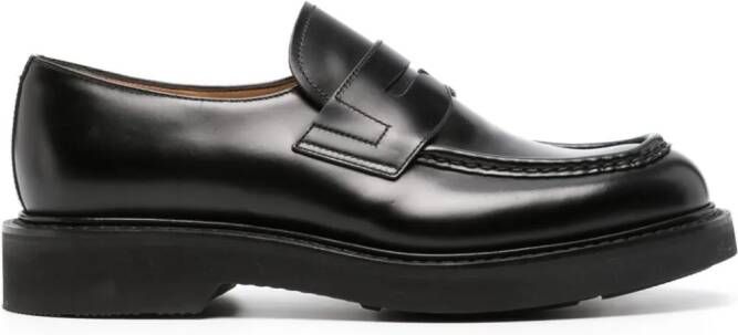 Church's leather penny loafers Black