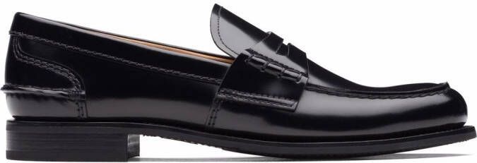 Church's Pembrey W 5 polished fumè loafers Black