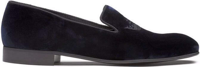 Church's Sovereign 2 Velvet Crown loafers Blue