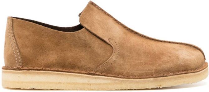 Clarks Desert Mosier suede loafers Brown