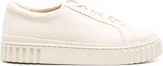 Clarks Mayhill Walk leather sneakers Neutrals