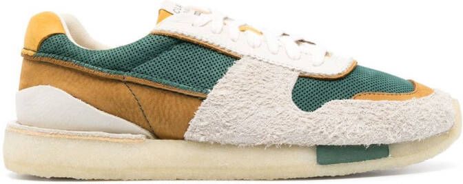 Clarks Originals colour-block low-top sneakers Brown