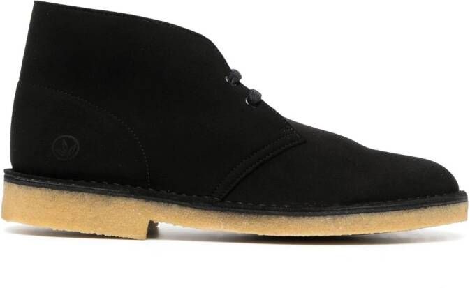 Clarks Originals Desert leather lace-up boots Black
