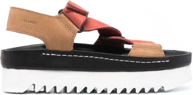Clarks Originals ridged-sole sandals Neutrals