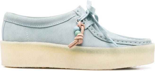 Clarks Originals seam-detail suede loafers Blue