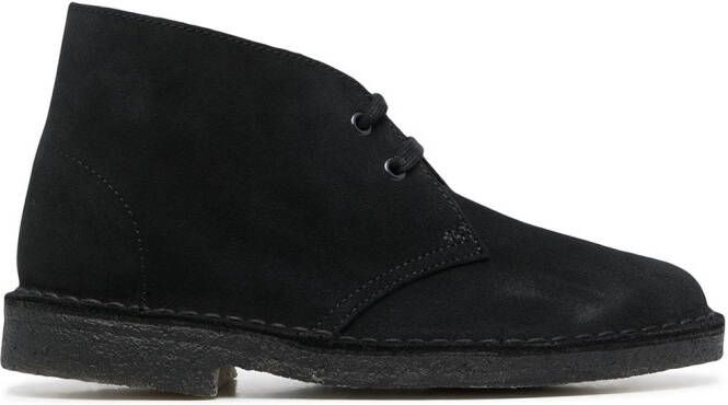 Clarks Originals suede desert boots Black