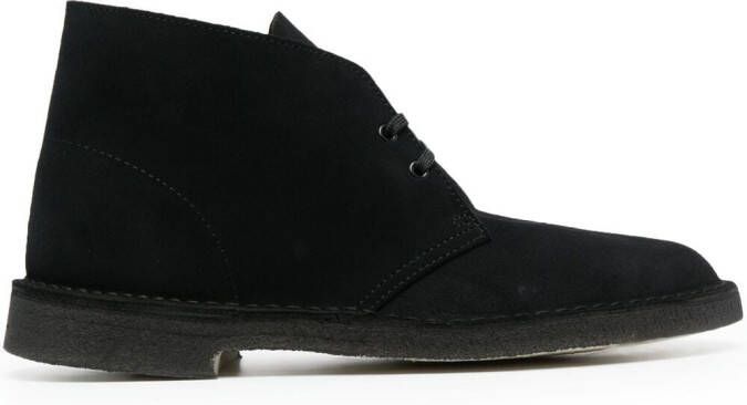Clarks Originals suede lace-up Desert boots Black