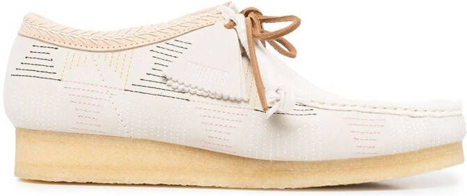 Clarks Originals Wallabee lace-up fastening boots Brown