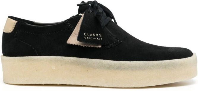 Clarks Originals Wallabee lace-up suede loafers Black