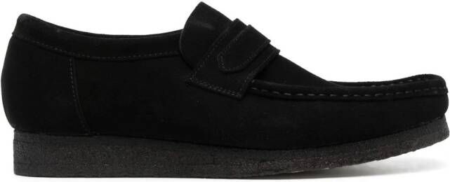 Clarks Originals Wallabee suede loafers Black