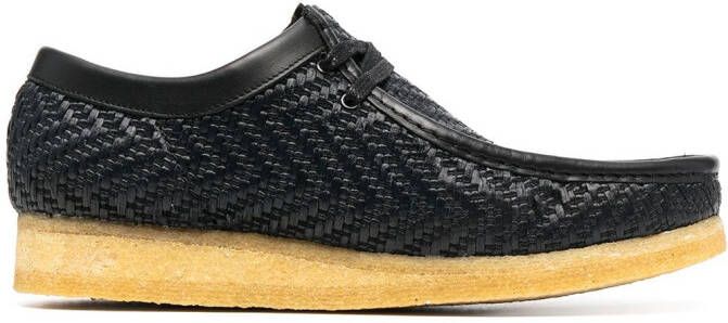 Clarks Originals woven slip-on sneakers Black