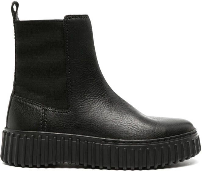 Clarks Torhill Maple leather Chelsea boots Black
