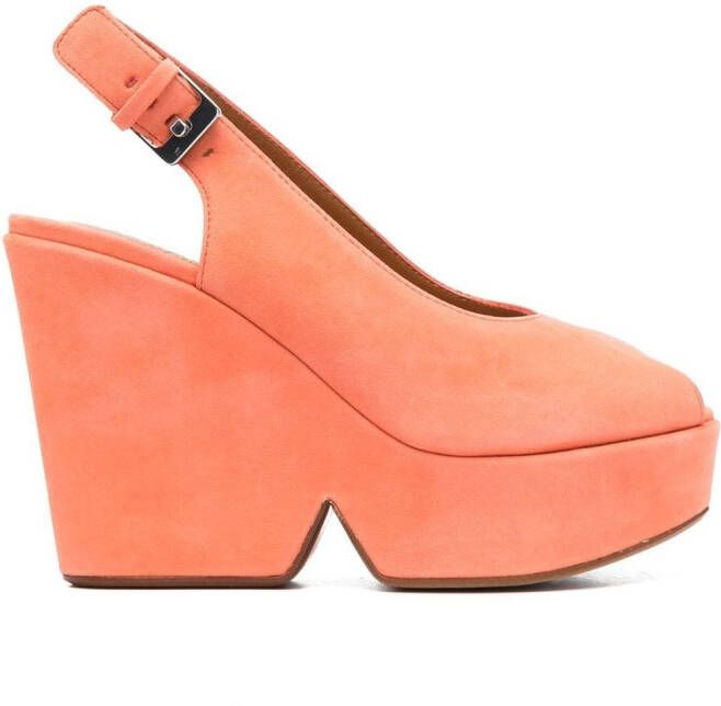Clergerie 110mm Dylan pumps Orange