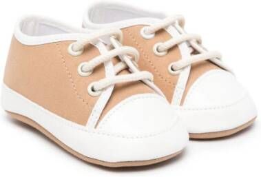 Colorichiari lace-up pre-walkers Neutrals