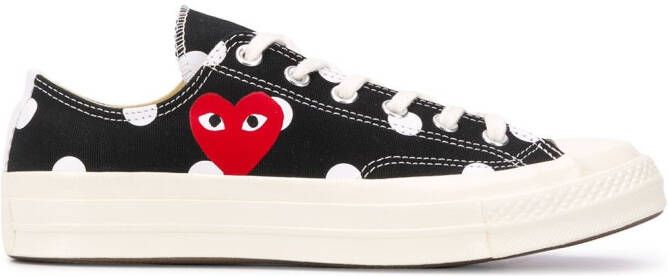Comme Des Garçons Play x Converse x Comme Des Garcons Chuck 70 Ox sneakers Black