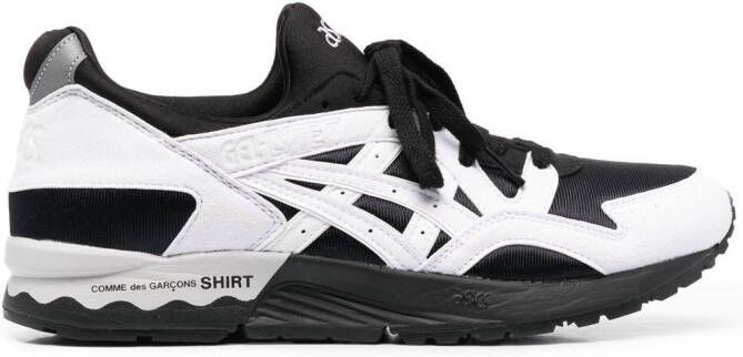 Comme Des Garçons Shirt colour-block striped sneakers Black