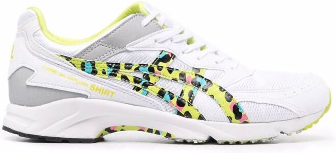 ASICS leopard-print low-top sneakers White