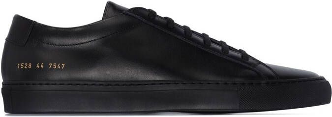 Common Projects black Achilles leather low-top sneakers