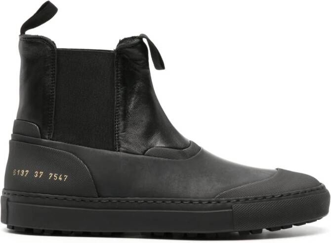 Common Projects leather Chelsea boots Black