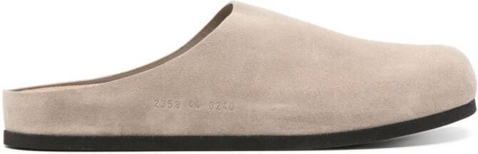 Common Projects suede clogs Neutrals