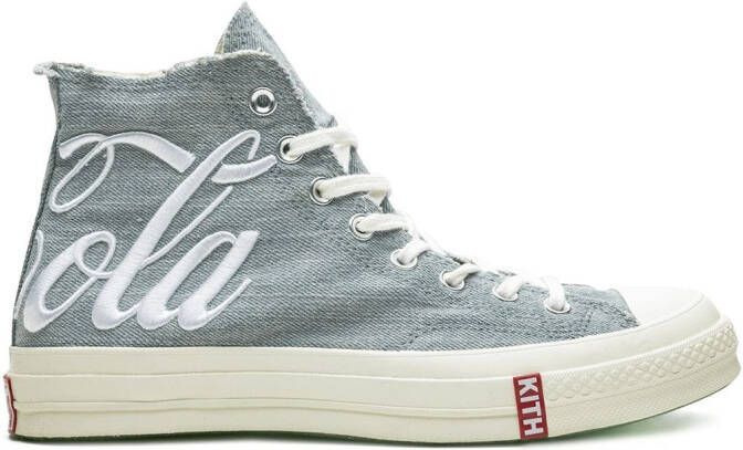 Converse x Kith X Coca-Cola Chuck 70 Hi "Washed Denim" sneakers Blue