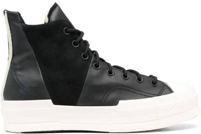 Converse asymmetric high-top suede sneakers Blue - Picture 2