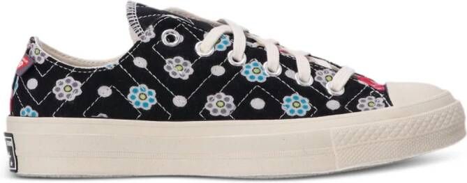 Converse Chuck 70 quilted floral-print sneakers Black - Picture 2