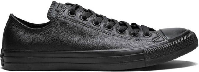 Converse Chuck Taylor All Star Ox "Black Leather" sneakers - Picture 2