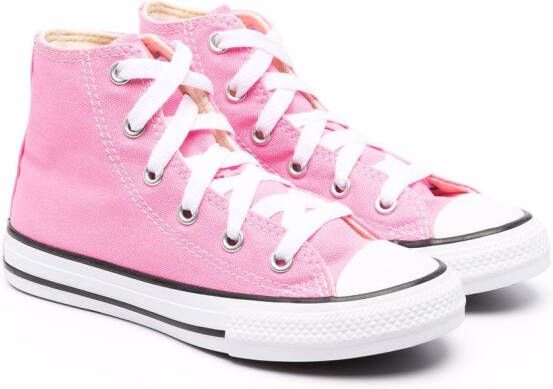Converse Kids high-top All-Star trainers Pink